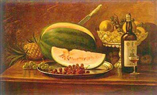 Benedito Calixto Fruit and wine on a table oil painting picture